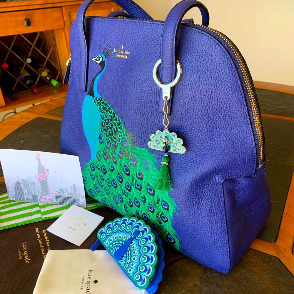 Kate Spade Peacock Mega Margo, Coin purse & KeyChn